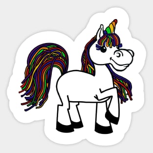 Rainbow unicorn Sticker